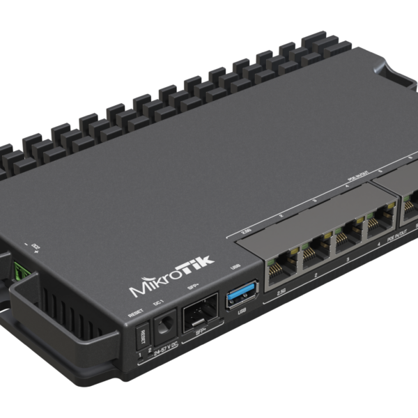 MikroTik | RouterBOARD | RB5009UPr+S+IN | No Wi-Fi | 10/100/1000 Mbit/s | Ethernet LAN (RJ-45) ports 7 | Mesh Support No | MU-MiMO No | No mobile broadband
