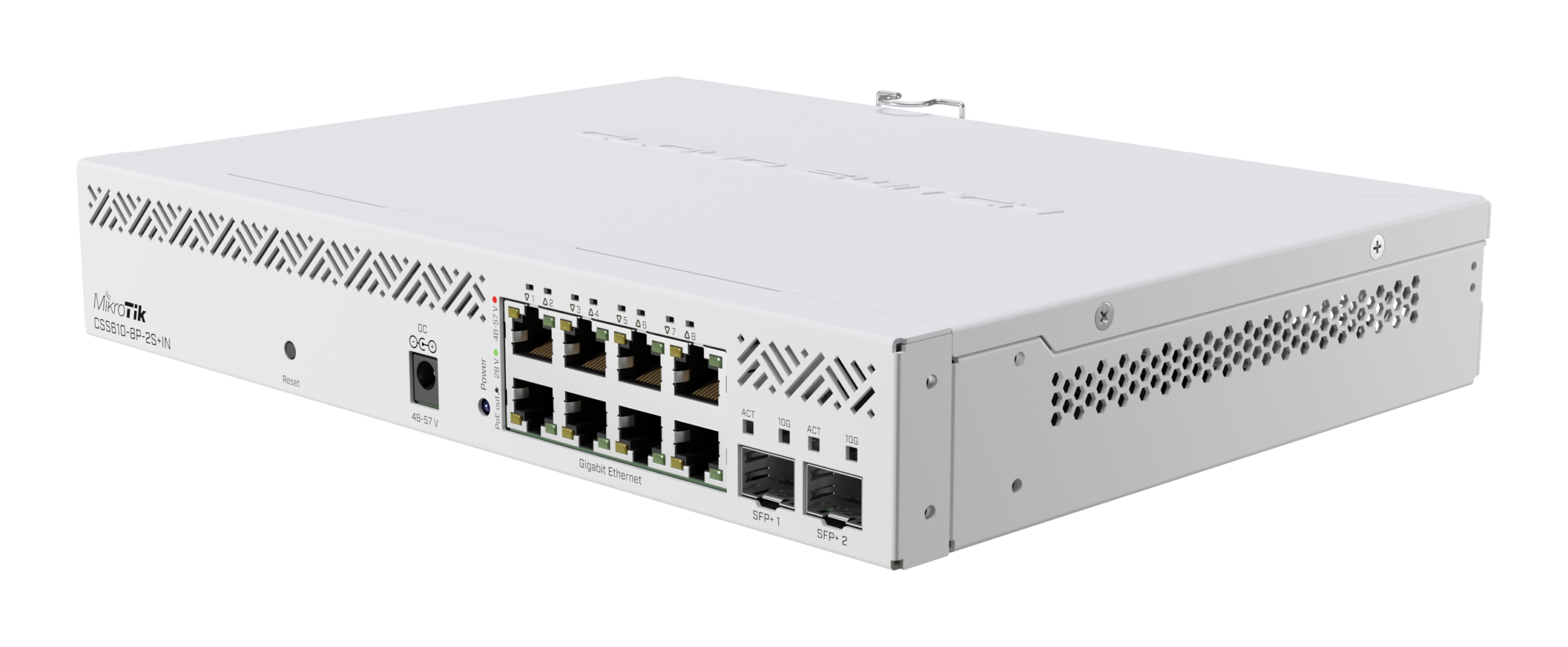 Cloud Router Switch | CSS610-8P-2S+IN | No Wi-Fi | 10/100/1000 Mbit/s | Ethernet LAN (RJ-45) ports 8 | Mesh Support No | MU-MiMO No | No mobile broadband