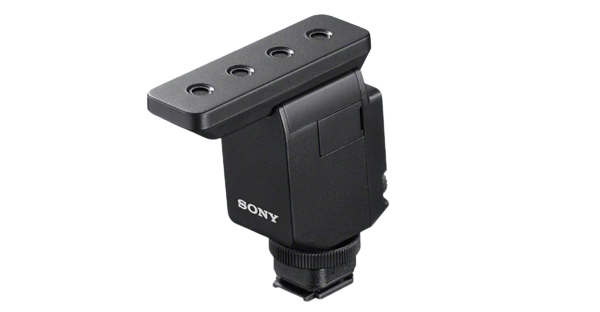 Sony | Compact Camera-Mount Digital Shotgun Microphone | ECM-B10 | Three pickup modes: Multidirectional, unidirectional and circular; Simple switching; Digital signal processing; Highly effective noise reduction filter; Digital audio transmission