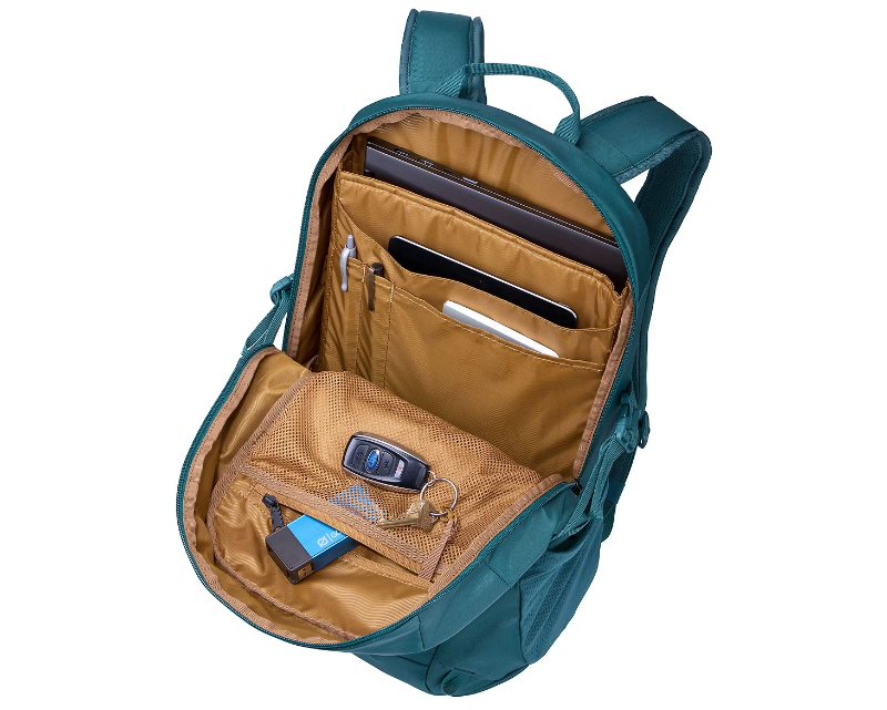 Thule | TEBP4116 | EnRoute Backpack 21L | Backpack for laptop | Mallard Green - Image 6