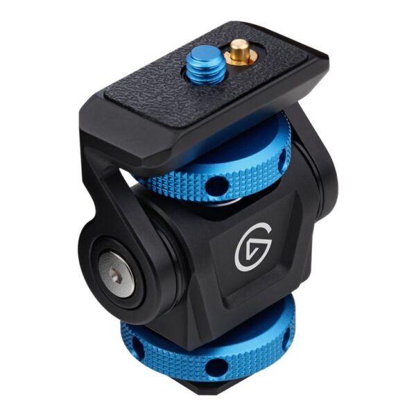 Elgato | Cold Shoe | Built from durable aluminium with anti-slip rubber padding, The Elgato Cold Shoe Adjustable Mount is a premium mounting solution for audiovisual equipment and accessories. Attach gear to a camera, Elgato Multi Mount rig, light stands, tripods, or any device with a 1/4in screw. Lock in the perfect position with 360-degree swivel and 180-degree tilt