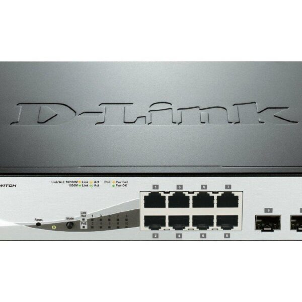 D-Link | DGS-1210 Series Smart Managed Gigabit Switches | DGS-1210-08P | Managed L2 | Desktop/Rackmountable