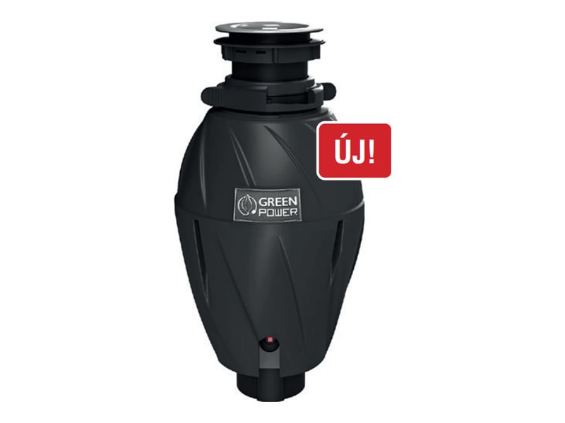 Elleci | Kitchen Waste Grinder | TDH01000BK Green Power 1 HP DeLuxe | 750 W | 1070 ml | 2800 RPM | Black - Image 2