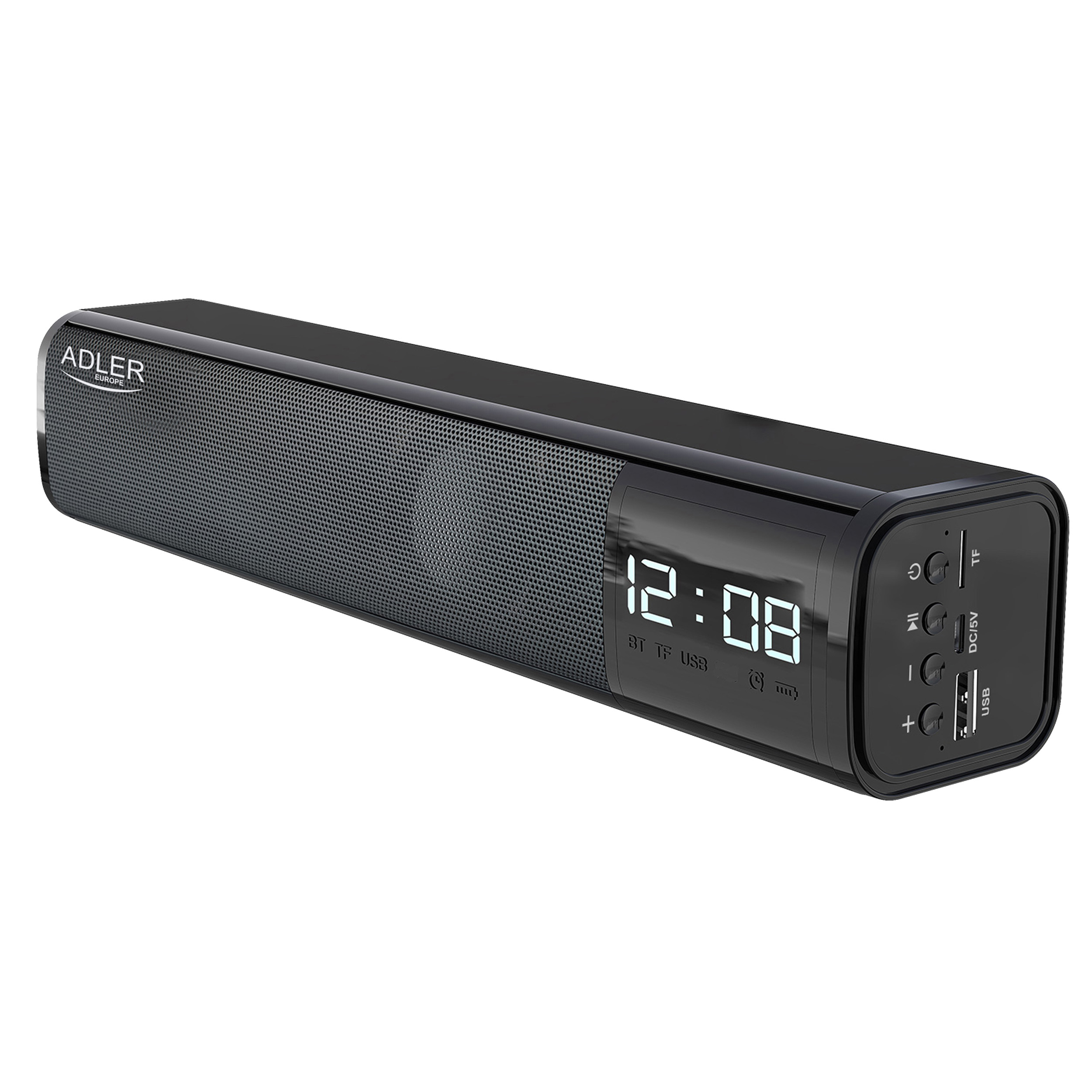 Adler | Clock Speaker | AD 1191 | Bluetooth | Black | Portable | Wireless connection