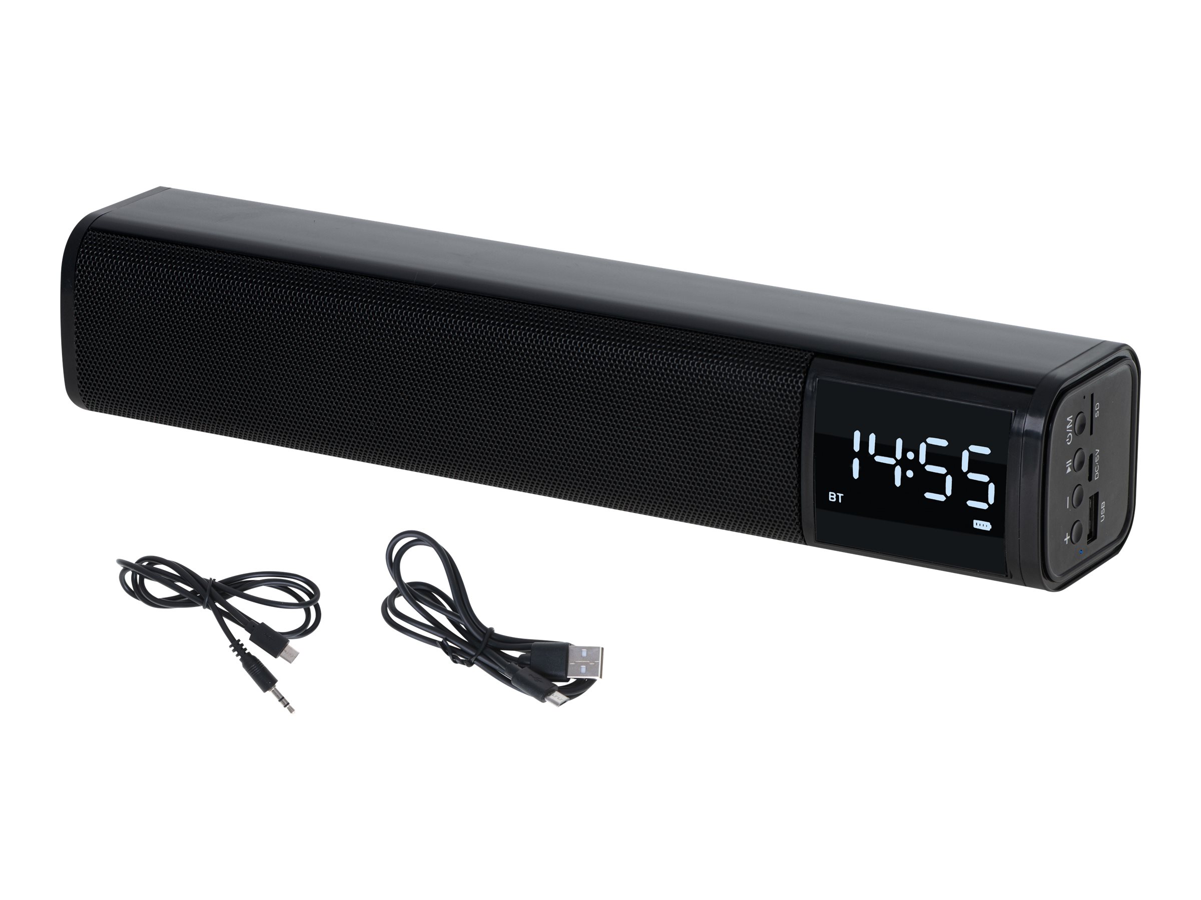 Adler | Clock Speaker | AD 1191 | Bluetooth | Black | Portable | Wireless connection - Image 2