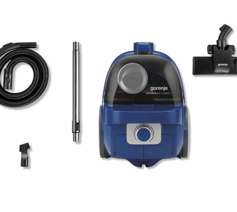 Gorenje | Vacuum Cleaner | VCEA01GACBUCY | Bagless | Power 800 W | Dust capacity 2.2 L | Blue - Image 4