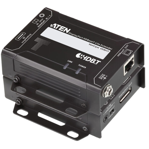 Aten | DisplayPort HDBaseT-Lite Extender, 4K@40m, HDBaseT Class B | VE901