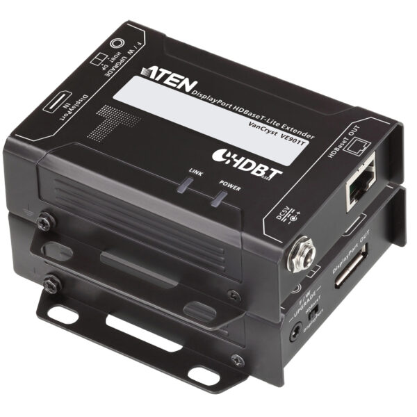 Aten | DisplayPort HDBaseT-Lite Extender, 4K@40m, HDBaseT Class B | VE901
