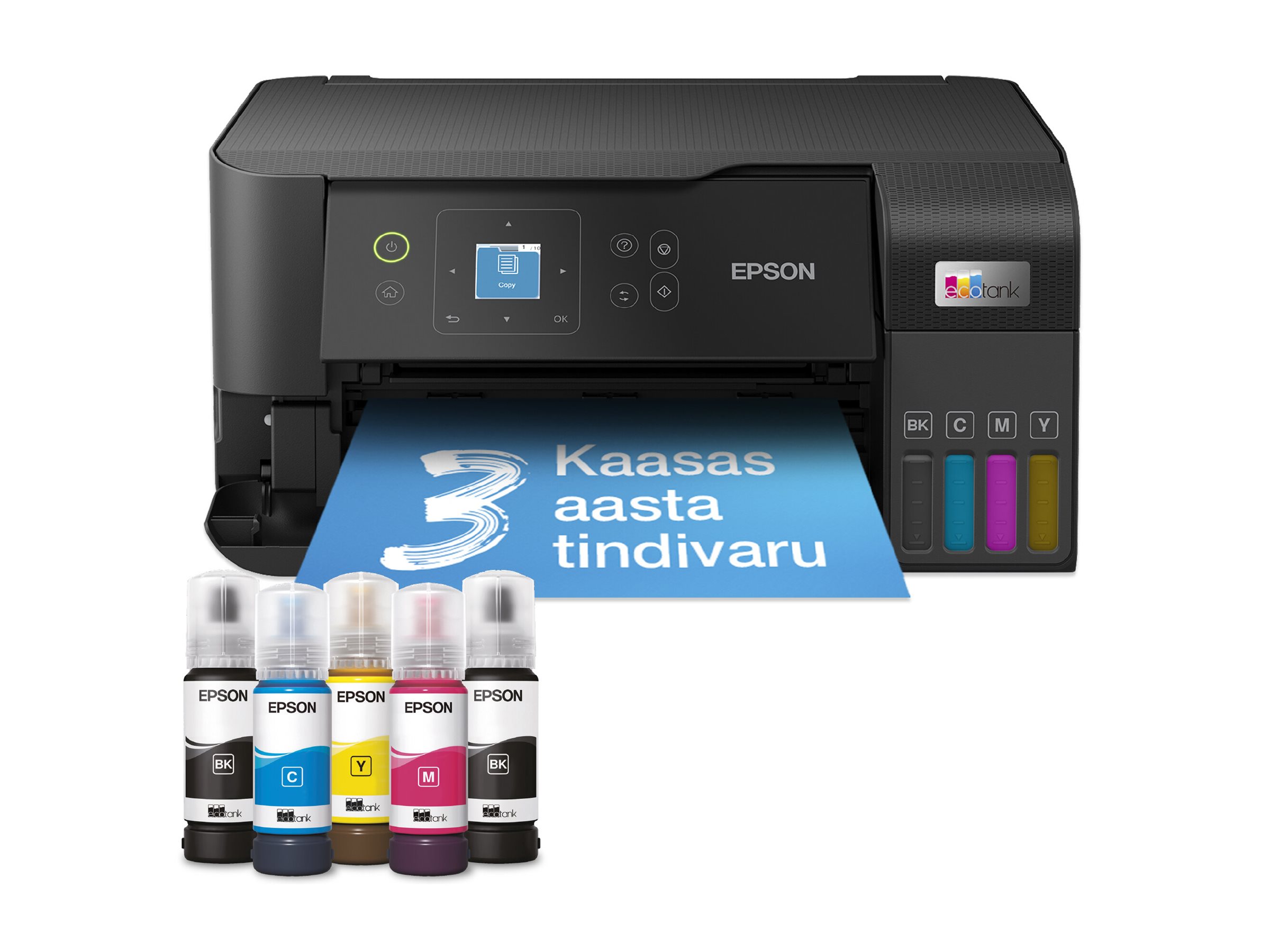 Epson Multifunctional printer | EcoTank L3560 | Inkjet | Colour | Inkjet Multifunctional Printer | A4 | Wi-Fi | Black - Image 5