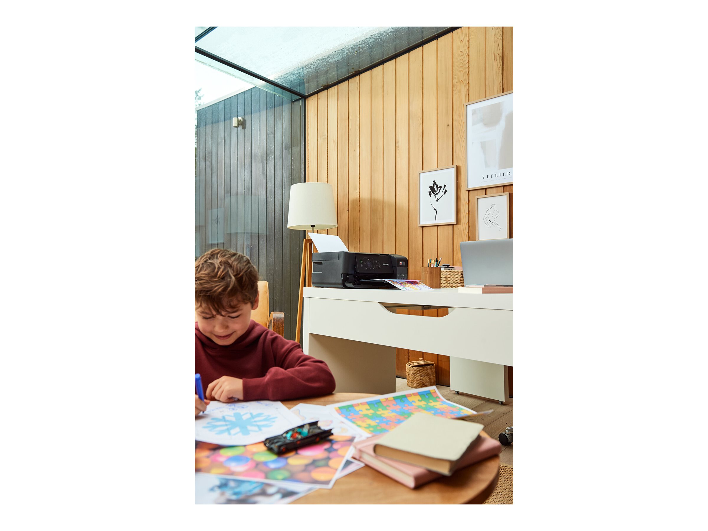 Epson Multifunctional printer | EcoTank L3560 | Inkjet | Colour | Inkjet Multifunctional Printer | A4 | Wi-Fi | Black - Image 36