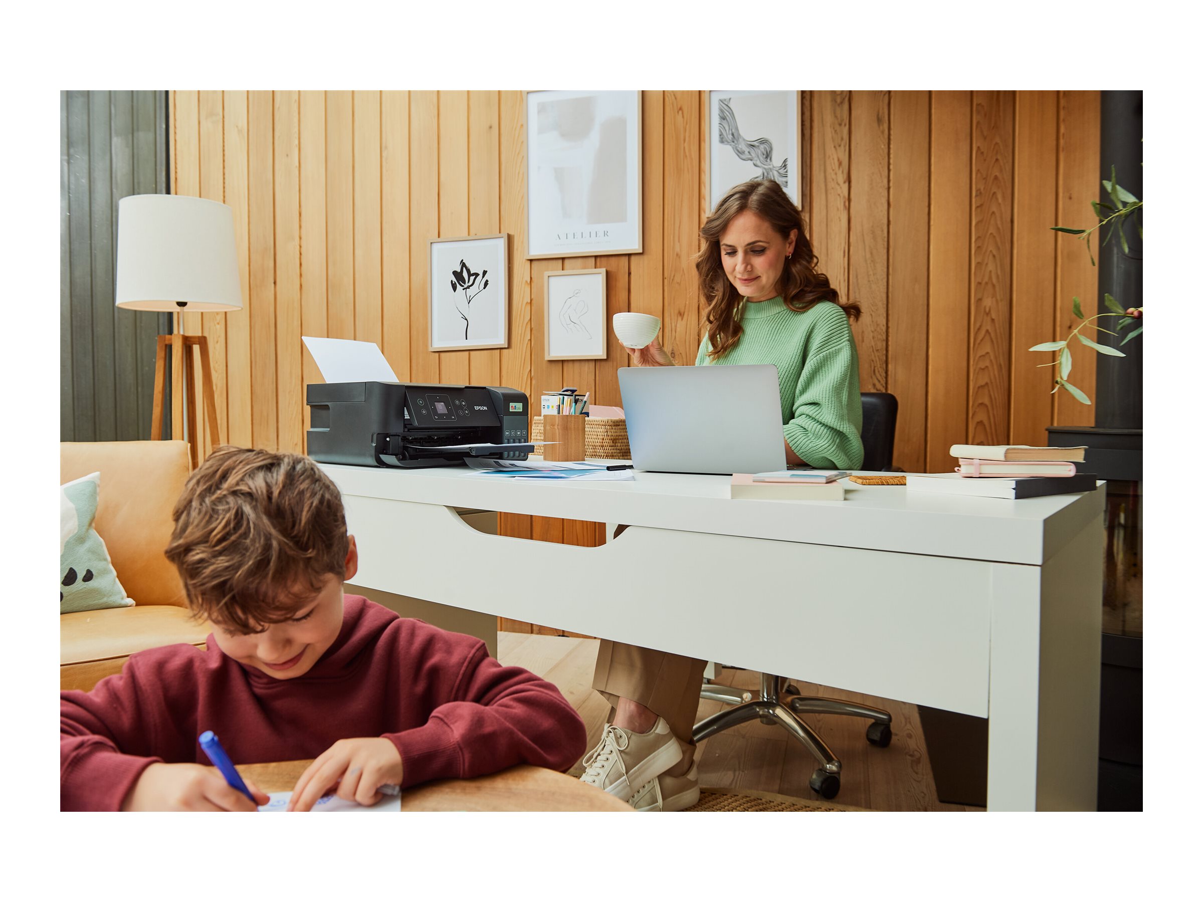 Epson Multifunctional printer | EcoTank L3560 | Inkjet | Colour | Inkjet Multifunctional Printer | A4 | Wi-Fi | Black - Image 39