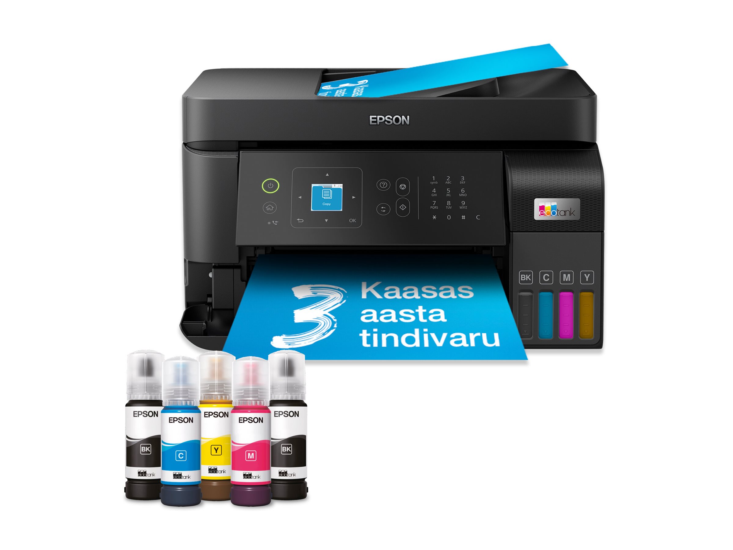 Epson Multifunctional printer | EcoTank L5590 | Inkjet | Colour | Inkjet Multifunctional Printer | A4 | Wi-Fi | Black - Image 12