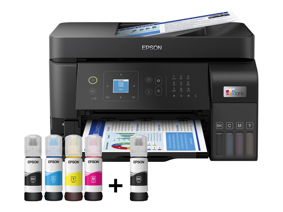 Epson Multifunctional printer | EcoTank L5590 | Inkjet | Colour | Inkjet Multifunctional Printer | A4 | Wi-Fi | Black - Image 14