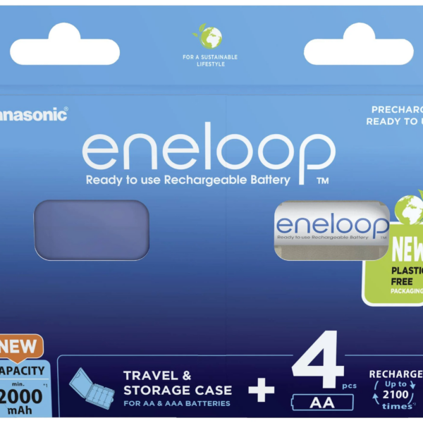 Panasonic | ENELOOP BK-3MCDEC4BE | AA | 2000 mAh | 4 pc(s)