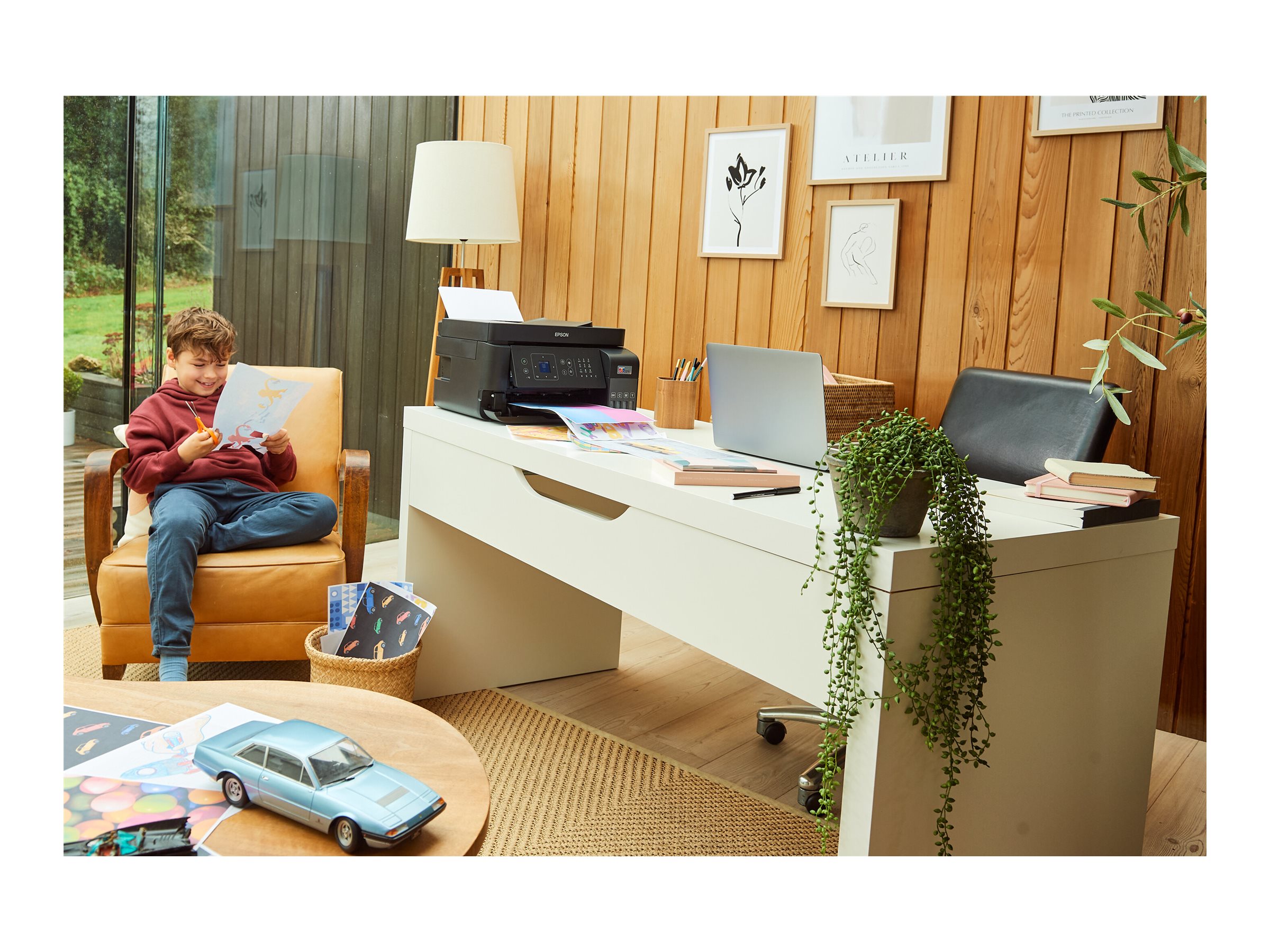 Epson Multifunctional printer | EcoTank L5590 | Inkjet | Colour | Inkjet Multifunctional Printer | A4 | Wi-Fi | Black - Image 38