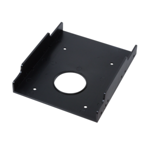 Logilink | Harddisk Mounting Bracket, 1x 2.5" to 3.5" | Black | *Mounting Frame for 1 HDD/SSD*Shockproof and solid mounting*8x assembly screws within package contents*Material: Plastic*Incl. SATA cable and SATA power adapter
