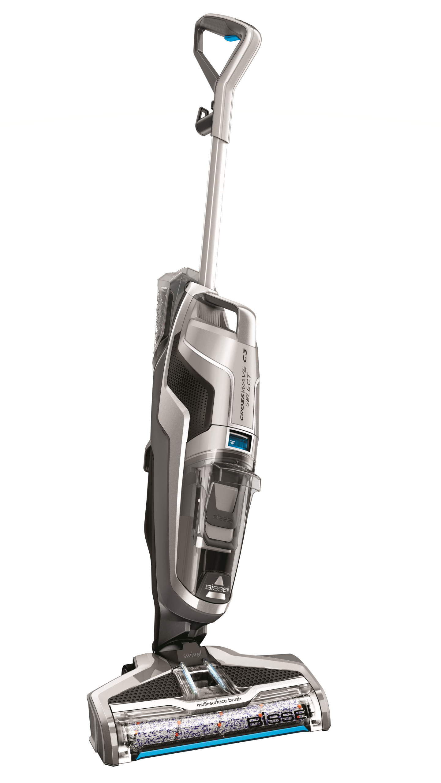 Bissell | Vacuum Cleaner | CrossWave C3 Select | Corded operating | Handstick | Washing function | 560 W | Black/Titanium/Blue | Warranty 24 month(s) - Image 7