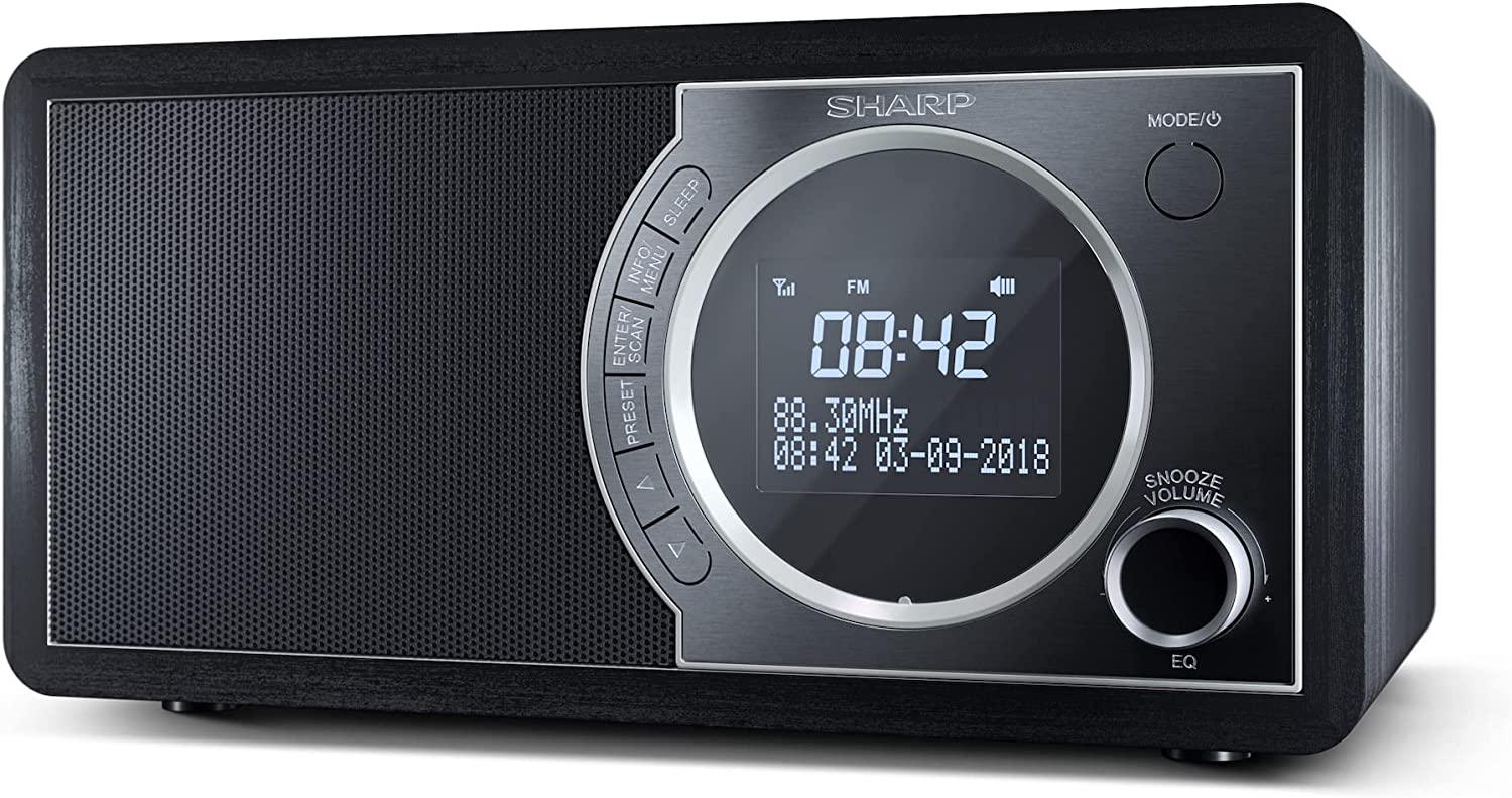 Sharp DR-450(BK) Digital Radio, FM/DAB/DAB+, Bluetooth 4.2, Alarm function, Midnight Black | Sharp | Digital Radio | DR-450(BK) | Bluetooth | Midnight Black - Image 5
