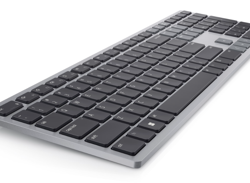Dell | Keyboard | KB700 | Keyboard | Wireless | Russian | Titan Gray | 2.4 GHz, Bluetooth 5.0 - Image 3