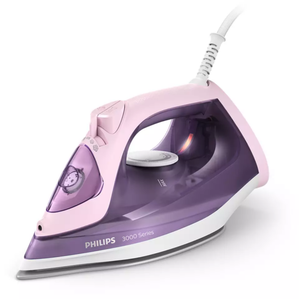 Philips | DST3020/30 | Steam Iron | 2200 W | Water tank capacity 300 ml | Continuous steam 35 g/min | Pink