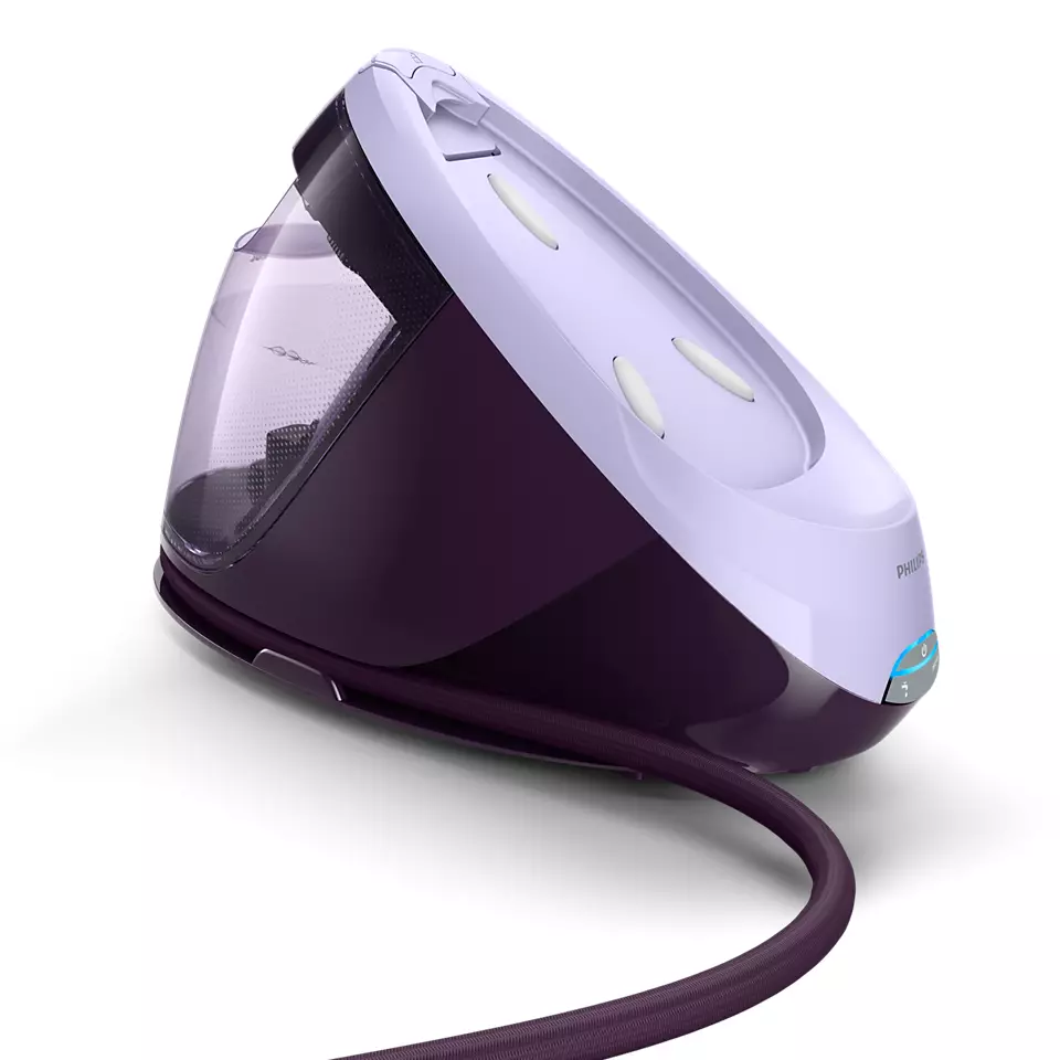 Philips | Ironing System | PSG7050/30 PerfectCare 7000 Series | 2100 W | 1.8 L | 8 bar | Auto power off | Vertical steam function | Calc-clean function | Purple - Image 3