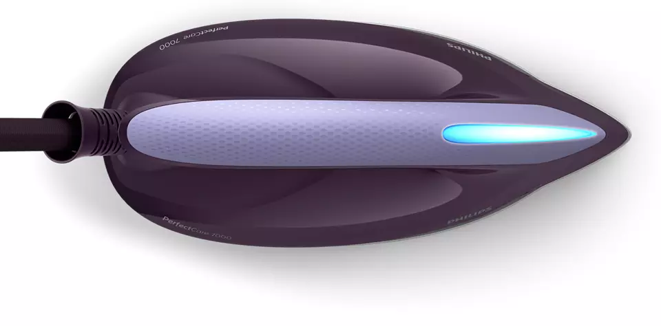 Philips | Ironing System | PSG7050/30 PerfectCare 7000 Series | 2100 W | 1.8 L | 8 bar | Auto power off | Vertical steam function | Calc-clean function | Purple - Image 4