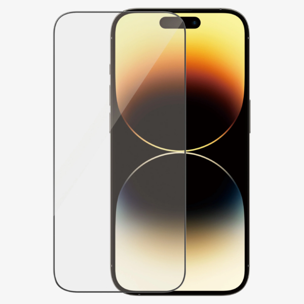 PanzerGlass | Screen protector | Apple | iPhone 14 Pro | Glass | Clear | Ultra-Wide Fit; Easy installation; Fingerprint resistant