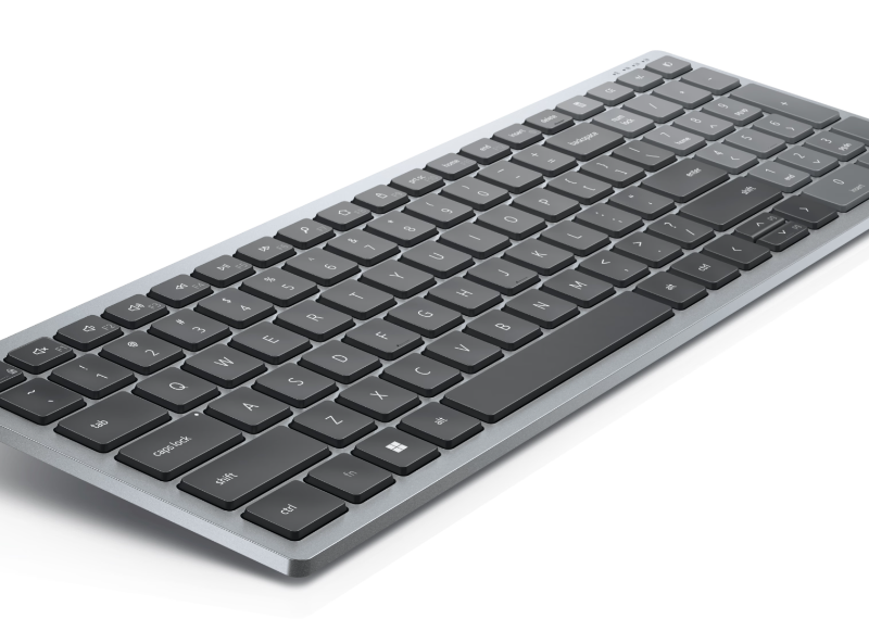Dell | Keyboard | KB740 | Keyboard | Wireless | Russian | Titan Gray | 2.4 GHz, Bluetooth 5.0 | 506 g - Image 3