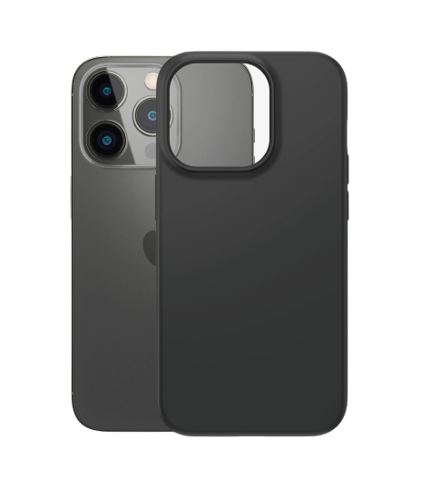 PanzerGlass | Biodegradable Case | Back protection | Apple | iPhone 14 Pro | Bio-based plastic | Black | Wireless charging compatible; Military Grade Standard; 100% compostable