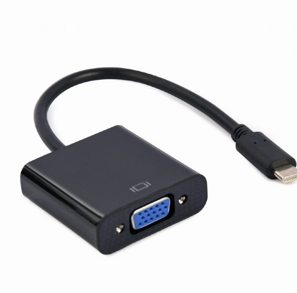 Cablexpert | USB Type-C to VGA adapter cable | A-CM-VGAF-01 | Black | USB Type-C | VGA | 0.15 m