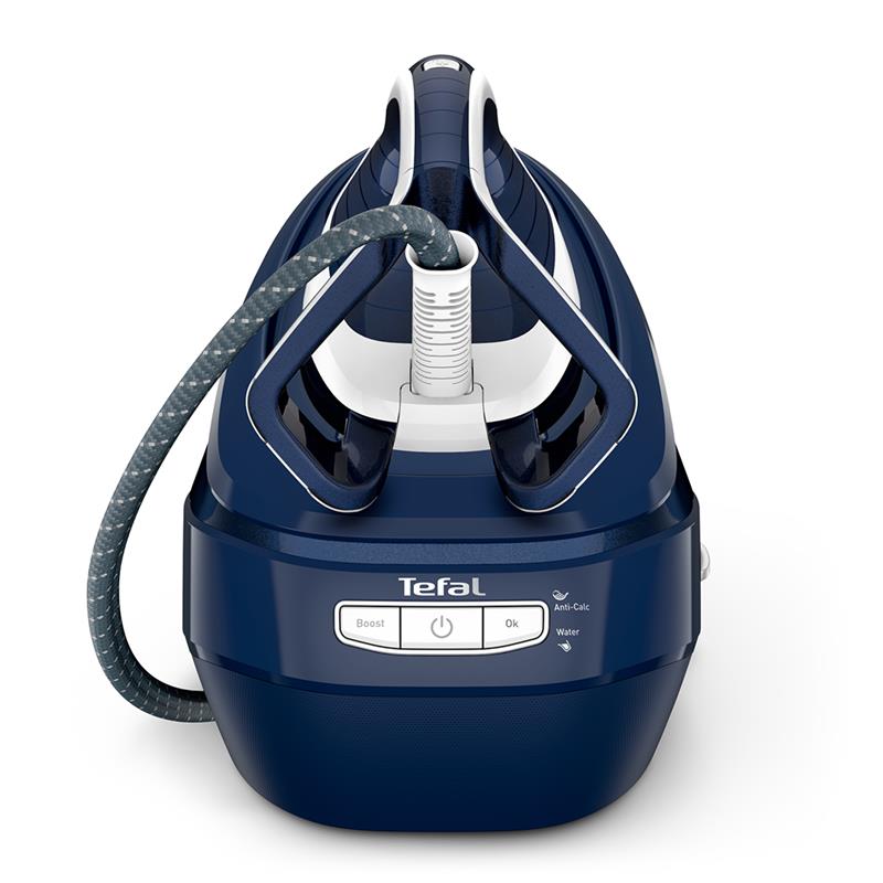 TEFAL | Steam Station | GV9812 Pro Express | 3000 W | 1.2 L | 8.1 bar | Auto power off | Vertical steam function | Calc-clean function | Blue - Image 3