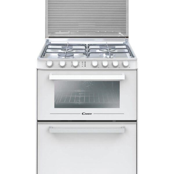 Candy | Oven | TRIO4GWNT/1 | 40 L | Gas | Manual | Knobs | Height 87.5 cm | Width 60 cm | White