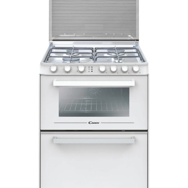 Candy | Oven | TRIO4GWNT/1 | 40 L | Gas | Manual | Knobs | Convection | Height 87.5 cm | Width 60 cm | White