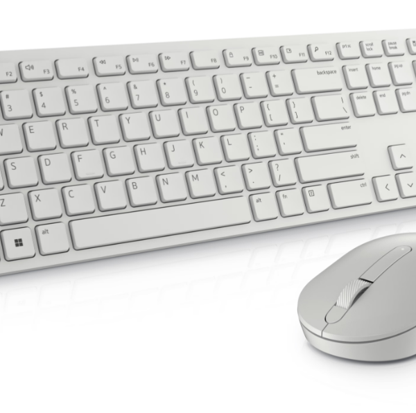 Dell | Keyboard and Mouse | KM5221W Pro | Keyboard and Mouse Set | Wireless | Mouse included | US | White | 2.4 GHz