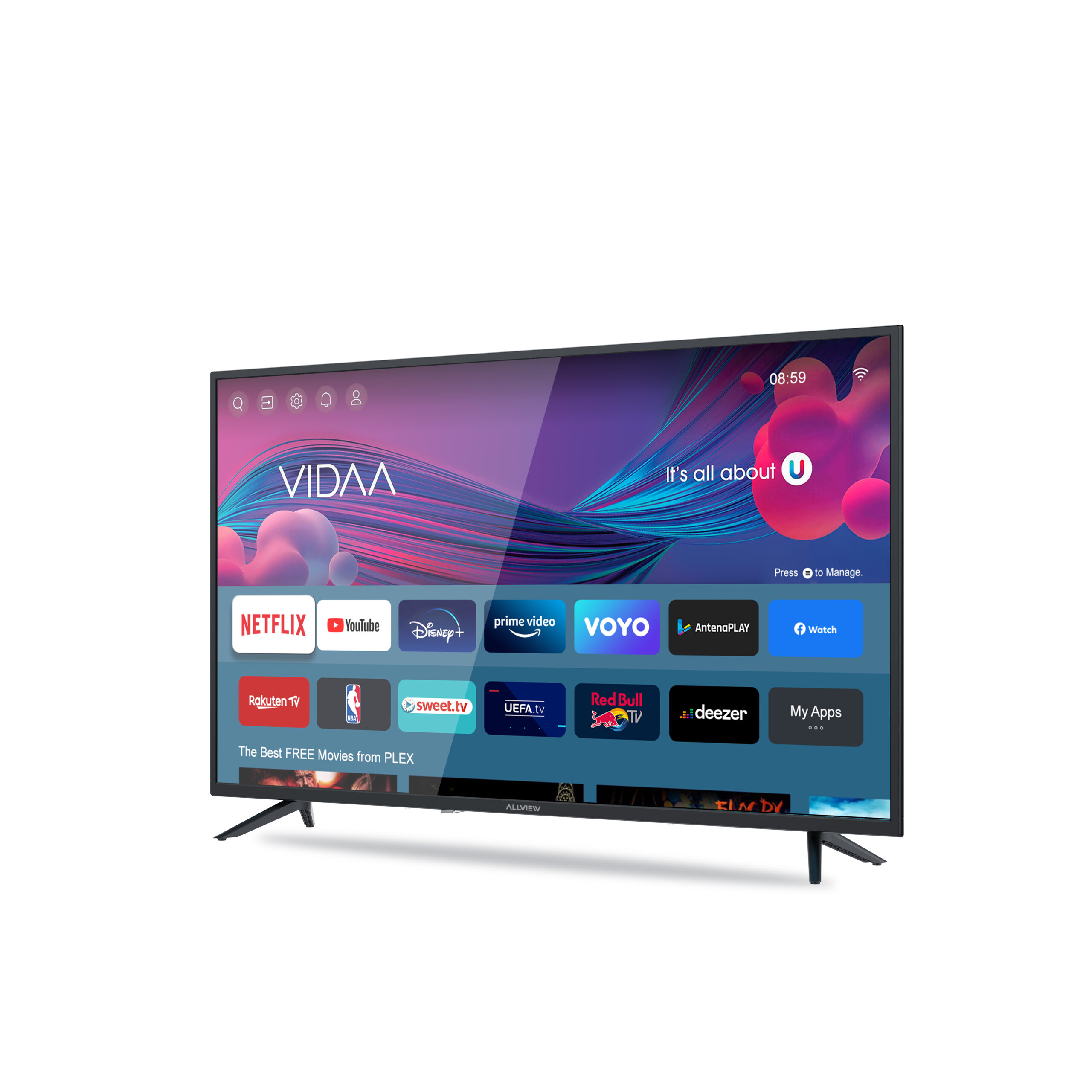 Allview | 43iPlay6000-F | 43" (109 cm) | Smart TV | VIDAA | FHD - Image 3