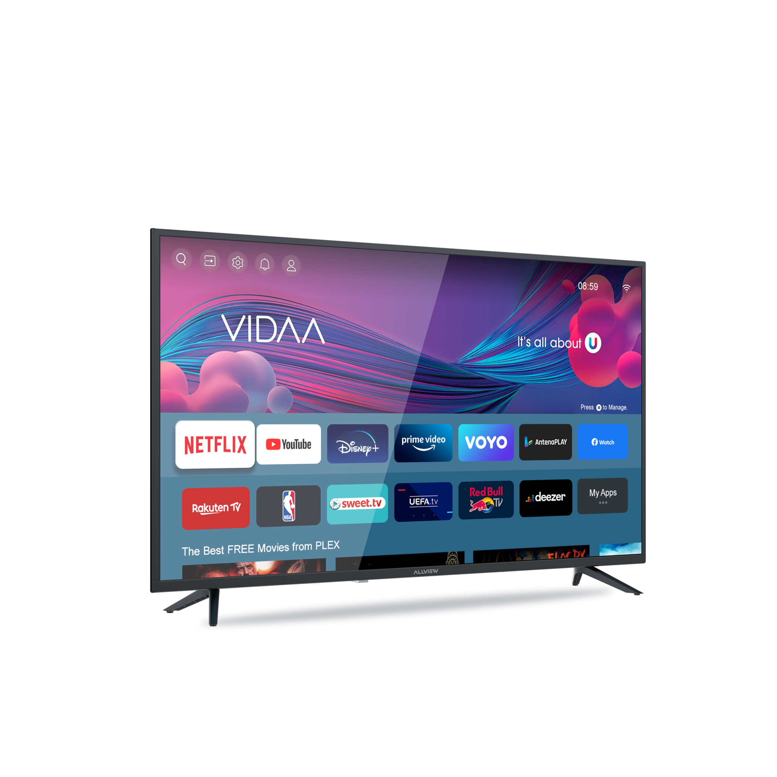 Allview | 43iPlay6000-F | 43" (109 cm) | Smart TV | VIDAA | FHD - Image 4