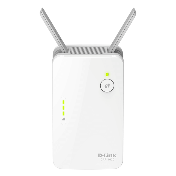 D-Link | AC1300 Wi-Fi Range Extender | DAP-1620 | 802.11ac | Mesh Support No | 400+867 Mbit/s | 10/100/1000 Mbit/s | Ethernet LAN (RJ-45) ports 1 | No mobile broadband | MU-MiMO No | Antenna type External