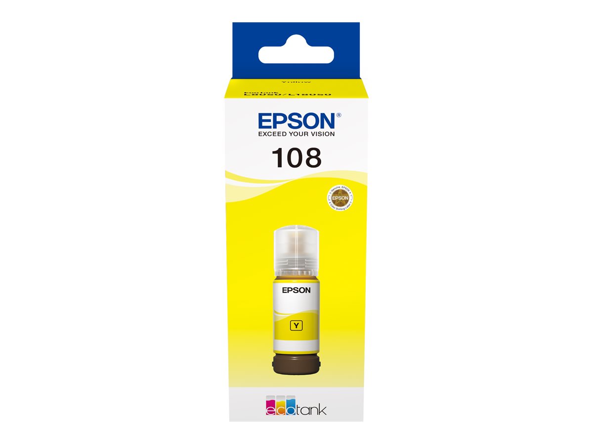 Epson 108 EcoTank | Ink Bottle | Yellow - Image 4