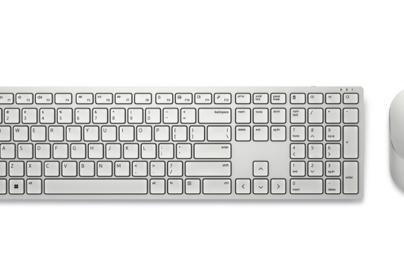 Dell | Keyboard and Mouse | KM5221W Pro | Keyboard and Mouse Set | Wireless | Mouse included | US | White | 2.4 GHz - Image 5