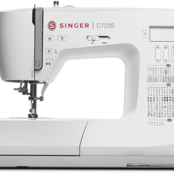Singer | Sewing Machine | C7225 | Number of stitches 200 | Number of buttonholes 8 | White