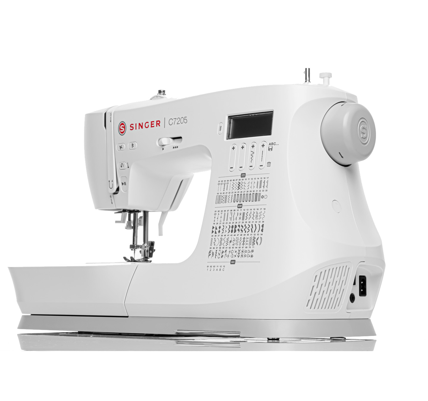 Singer | Sewing Machine | C7205 | Number of stitches 200 | Number of buttonholes 8 | White - Image 2