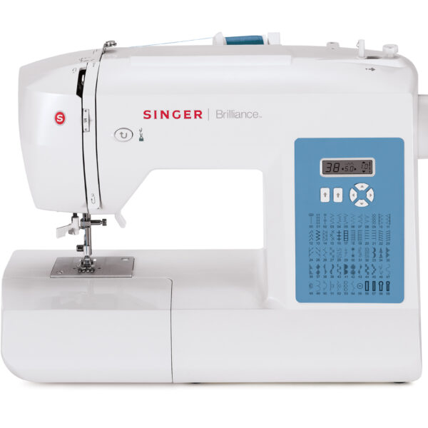 Singer | Sewing Machine | 6160 Brilliance | Number of stitches 60 | Number of buttonholes 6 | White