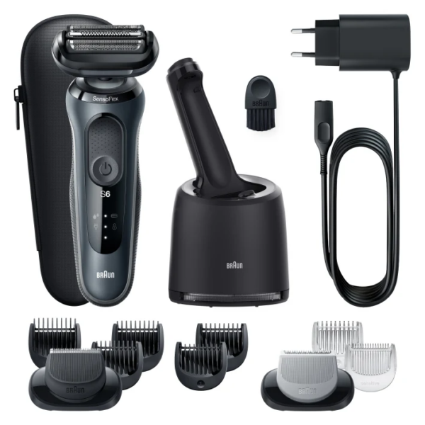 Braun | Shaver | 61-N7650CC | Operating time (max) 50 min | Wet & Dry | Black
