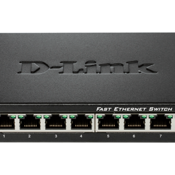 D-Link | Ethernet Switch | DES-108/E | Unmanaged | Desktop | 10/100 Mbps (RJ-45) ports quantity 8