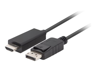 Lanberg | DisplayPort to HDMI Cable | CA-DPHD-11CC-0018-BK | DisplayPort Male | HDMI Male | DP to HDMI | 1.8 m