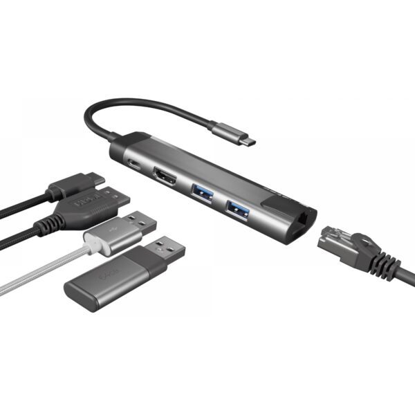 Natec | Multi-Port Adapter | Fowler Go | USB Type-C