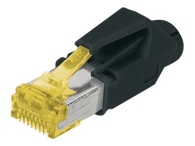 A-MO6A 8/8 HRS | AT 6A modular RJ45 Plug, Hirose TM31 8P8C, shielded, for round cable, incl. hood - Image 2