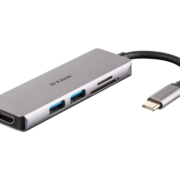 D-Link | 5-in-1 USB-C™ Hub with HDMI and SD/microSD Card Reader | DUB-M530 | USB Type-C