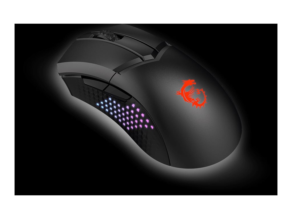 MSI | Lightweight Wireless Gaming Mouse | GM51 | Gaming Mouse | Wireless | 2.4GHz | Black - Image 9