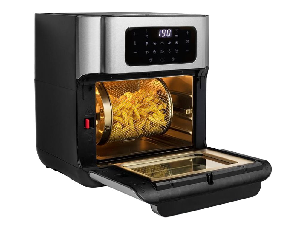 Princess | Aerofryer Oven | 182065 | Power 1500 W | Capacity 10 L | Black/Stainless Steel - Image 4